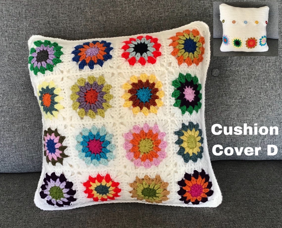 Handmade Crochet Cushion Covers