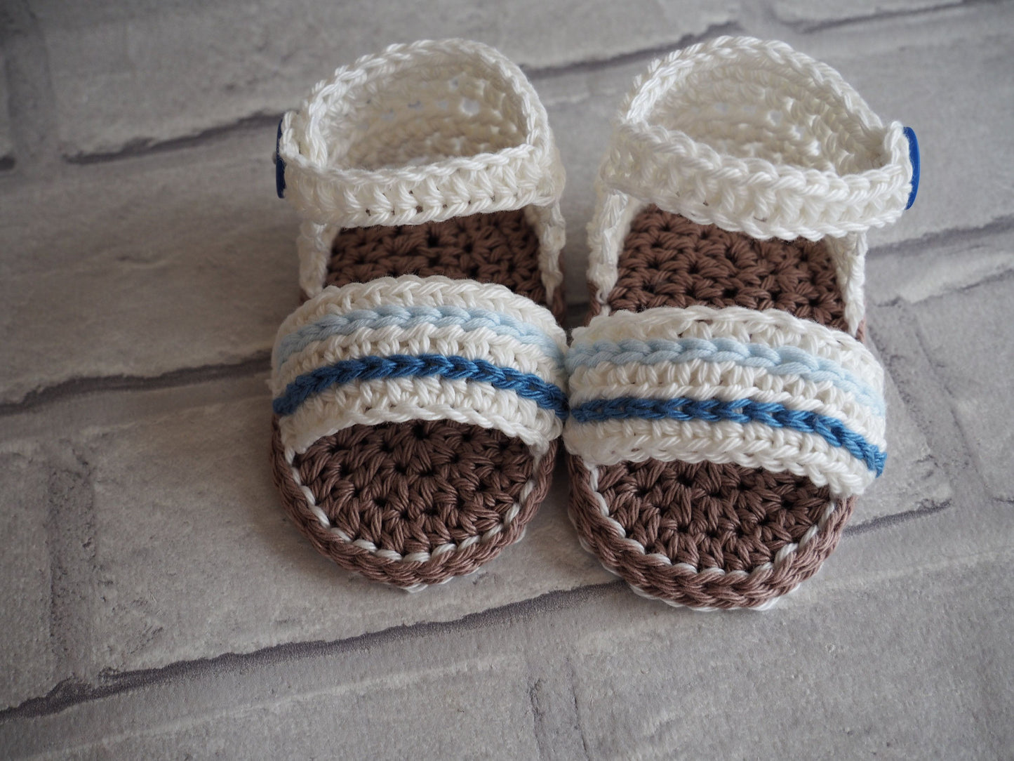Handmade Crochet Baby Summer Sandals