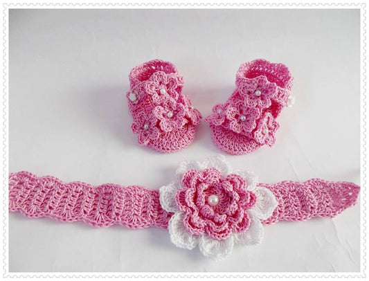Girls Sandals And Headband