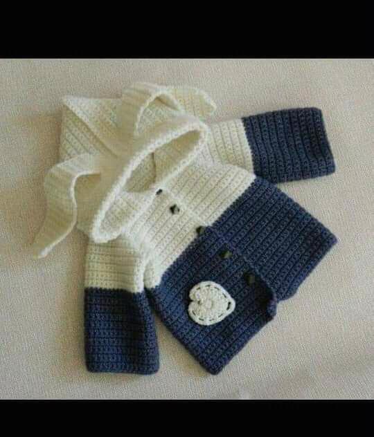 Crochet Boys Wool Hoodie β Winter Hoodie For Kids