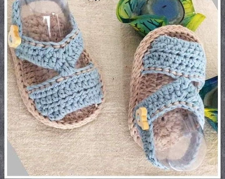 Crochet Summer Shoes For Boys