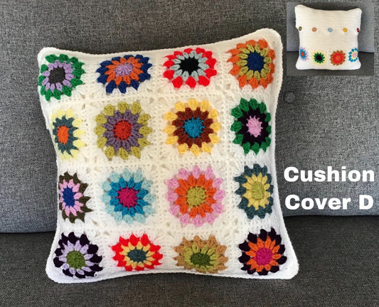 Handmade Crochet Cushion Covers Pack Of 5