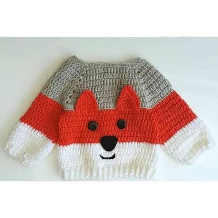Handmade Warm Woolen Baby Sweater For Winter
