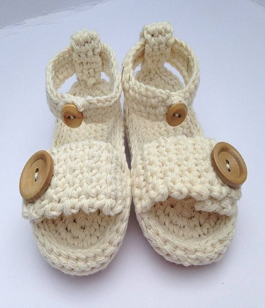 Crochet Boys Summer Shoes