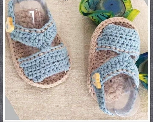 Crochet Summer Shoes For Boys