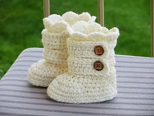 Handmade crochet botties