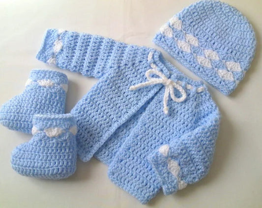 Handmade Crochet Boys Dress