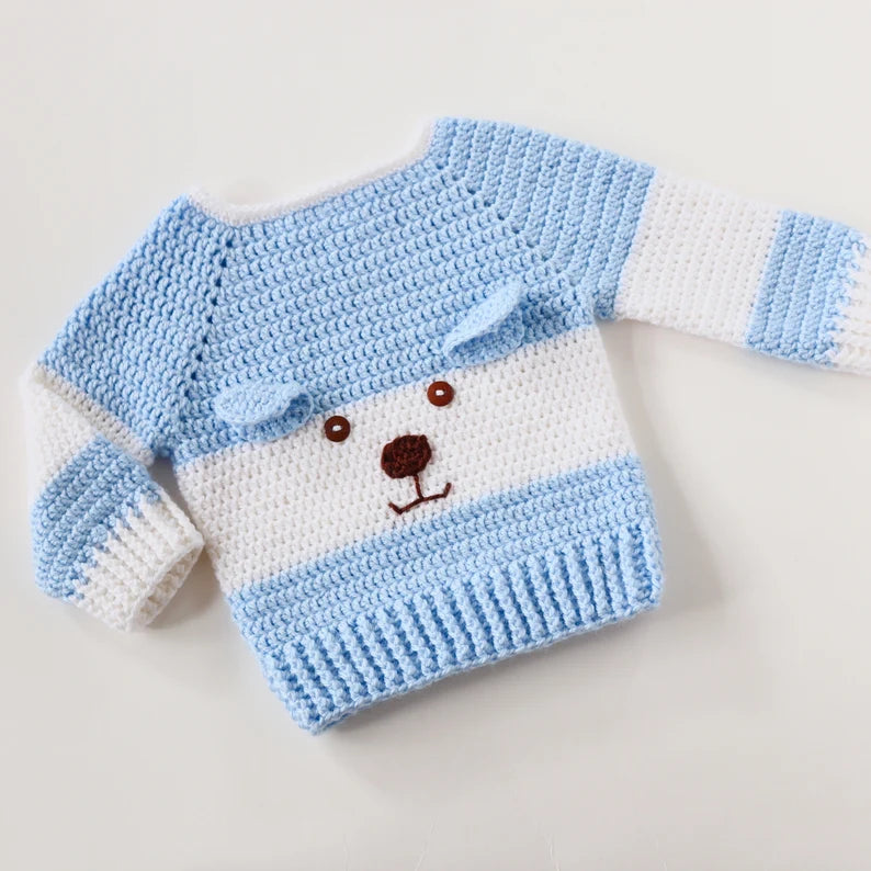 Handmade Crochet Boy Jersey