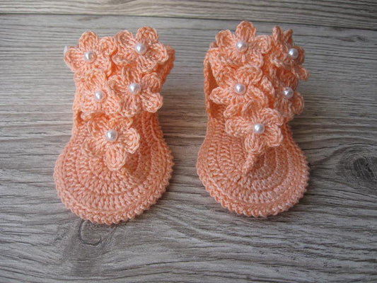 Crochet Girls Sandals