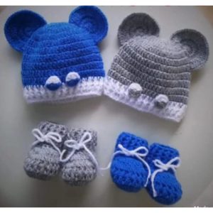 Handmade Crochet baby Winter Shoes