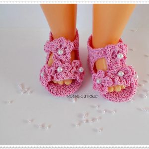 Crochet Girls Summer Sandals