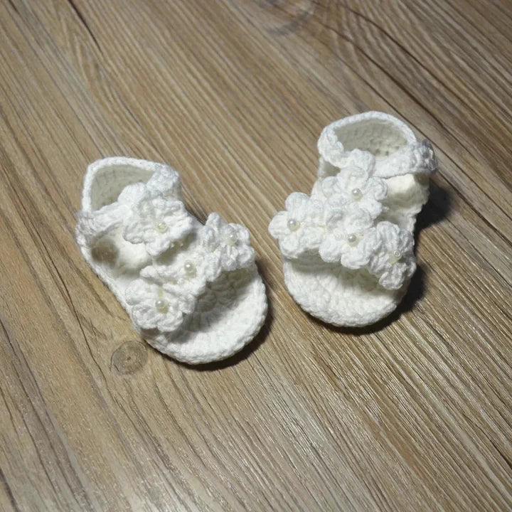 Crochet Girls Summer Sandals - Image 2