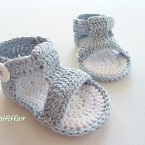 Crochet Summer Sandals For Boys