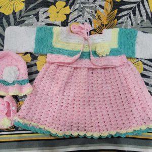 Handmade baby frock set