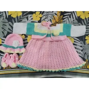 Handmade baby frock set