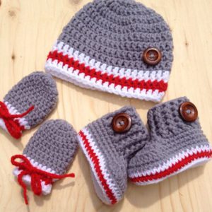 Handmade Boys Cap And Shoes Set