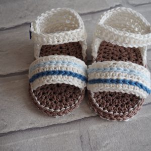 Handmade Crochet Baby Summer Sandals