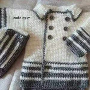 Crochet Baby Boy Sweater