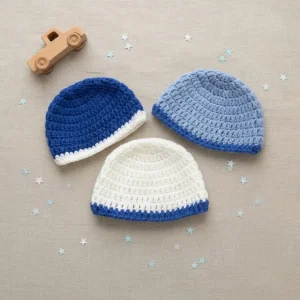 Crochet Baby Boy Caps